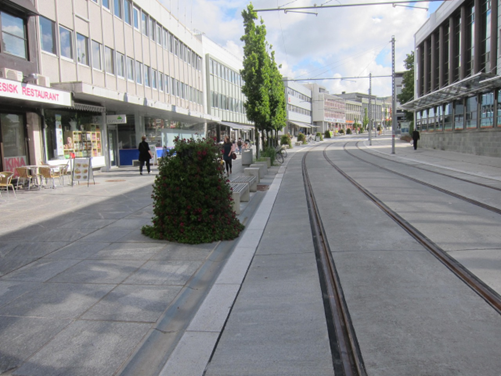 Evjengranitt i Bergen, bybane Bergen granitt